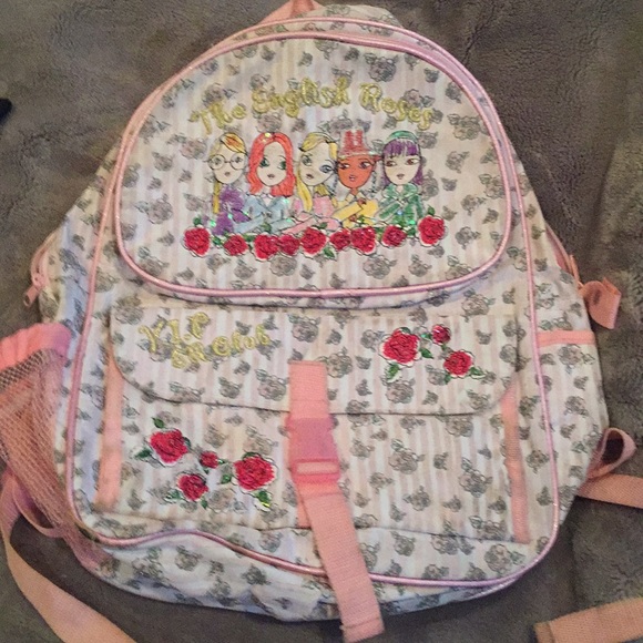 ENGLISH ROSES BACKPACK/MATCHING LUNCHBOX - Picture 3 of 8